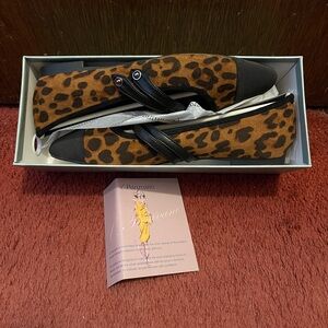 Paravano Leopard Print Flats